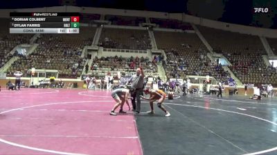 5A 144 lbs Cons. Semi - Dorian Colbert, Montevallo vs Dylan Farris, Holtville