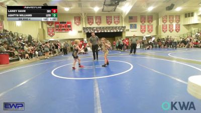 49-52 lbs Rr Rnd 4 - Lainey Davie, Salina Wrestling Club vs Ashtyn Williams, Locust Grove Youth Wrestling