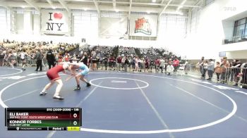138 lbs Champ. Round 2 - Eli Baker, Whitney Point Youth Wrestling Club vs Konnor Forbes, Club Not Listed