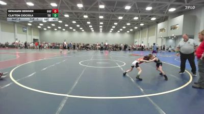 56 lbs Rr Rnd 1 - Benjamin Berrier, 84 Athletes - EL vs Clayton Ciociola, The Hunt WC Black - EL