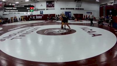 184 lbs Cons. Round 2 - Vincent Bird, Wisconsin-Oshkosh vs Clay DeBaillie, Augustana (il)