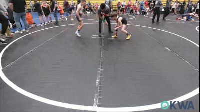 70 lbs Quarterfinal - Bryer Votaw, Madill Takedown vs Audie Spradling, F-5 Grappling
