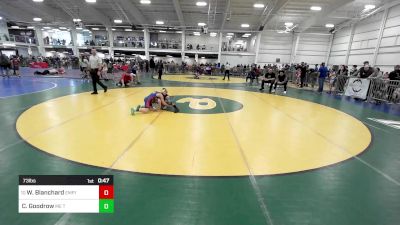 73 lbs Consi Of 8 #1 - Wesley Blanchard, Empire vs Cote Goodrow, ME Trappers WC