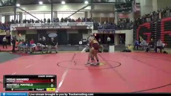 106 lbs Champ. Round 1 - Kentrell Mayfield, Meade County vs Mosas Navarro, McCreary Central
