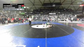 Boys 4A 215 lbs Champ. Round 2 - Eli Anderson, Moses Lake vs Mason Rodriguez, Emerald Ridge