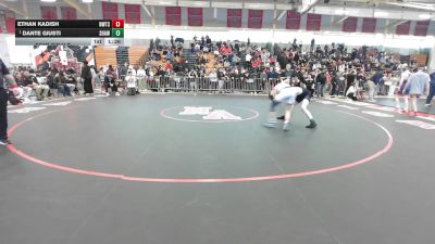 126 lbs Semifinal - Ethan Kadish, Newton South vs Dante Giusti, Shawsheen