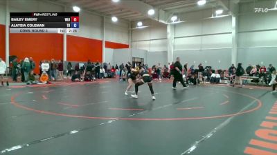 131 lbs Cons. Round 3 - Bailey Emery, West Liberty vs Alaysia Coleman, Tiffin