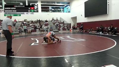 149 lbs 2nd Wrestleback (16 Team) - Gerardo Ruiz, Imperial Valley College vs Aaron Lopez, Santa Ana