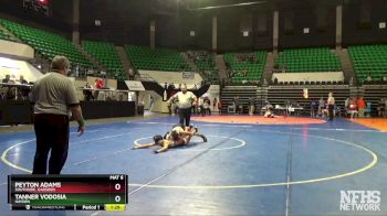 132 lbs Quarterfinal - Peyton Adams, Southside, Gadsden vs Tanner Vodosia, Hayden