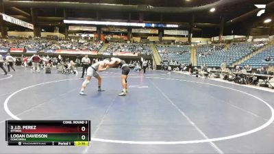 184 lbs Cons. Round 3 - Logan Davidson, Concordia vs 3 J.D. Perez, Ottawa