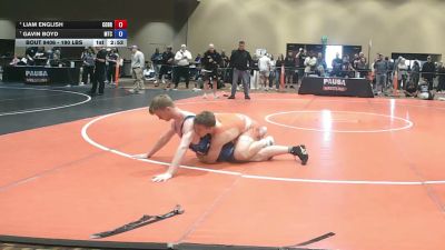 190 lbs Cons. Quarters - Liam English, Cobra vs Gavin Boyd, M2 Training Center