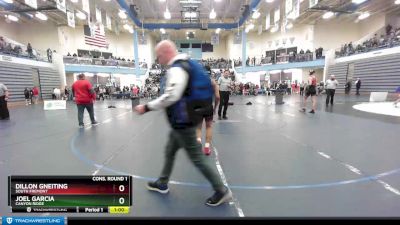 160 lbs Cons. Round 1 - Dillon Gneiting, South Fremont vs JOEL GARCIA, Canyon Ridge