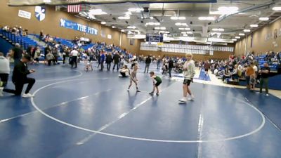 51-55 lbs Round 1 - Maxwell McClellan, SYRACUSE vs Lincoln Wilson, Sanderson Wrestling Academy