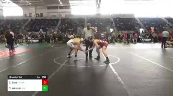 160 lbs Round Of 64 - Simon Swan, Team Takedown vs Dwight Weimer, Driller WC