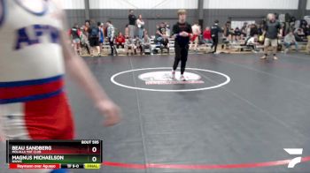 132 lbs Cons. Semi - Beau Sandberg, Molalla Mat Club vs Magnus Michaelson, NWWC