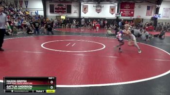 Quarterfinal - Mason Griffin, Camp Point Youth Wrestling vs Gattlin Anderson, Keokuk Kids Wrestling Club