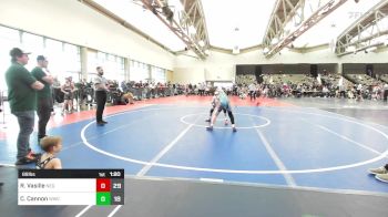 89 lbs Rr Rnd 1 - Ray Vasille, New England Gold vs Connor Cannon, Warrior WC