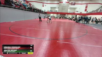 107 lbs 1st Place Match - Arianna Rodriguez, South Grand Prairie (Girls) vs Kristen Bryant, Katy Tompkins (Girls)