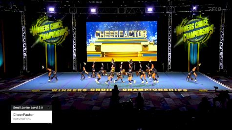 CheerFactor - PHENOMENON [2025 Small Junior Level 2 A 1] 2025 Winners Choice Live at Foxwoods