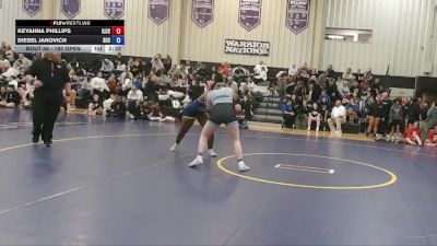 180 Open Champ. Round 1 - Keyahna Phillips, Iowa Lakes CC vs Diesel Janovich, Southeast CC