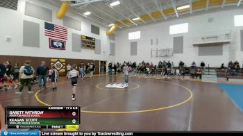 77 A & B Cons. Semi - Keagan Scott, Worland Middle School vs Garett Withrow, Riverton Middle School