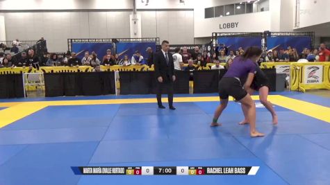 Rachel Leah Bass vs Marta María Ovalle Hurtado 2024 World IBJJF Jiu-Jitsu No-Gi Championship