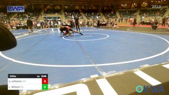 120 lbs Consolation - Amari Williams, KIPP TULSA vs Lafayette Wilson, Pin-King All Stars