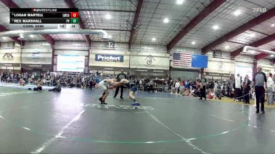 138 lbs Cons. Semi - Logan Martell, Lake Mead Christian Academy vs Rex Marshall, Pahranagat Valley