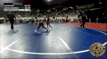 70 lbs Consi Of 8 #2 - Salyer Torix, Sperry Wrestling Club vs Easton Contreras, Raw Wrestling Club