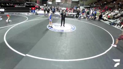 100 lbs Antonio Quiros, IEWA - Inland Empire Wrestling Association vs Rex Kohner, CMWA - Coastal Mountain Wrestling Association