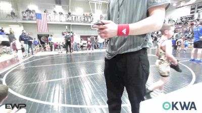 60 lbs Rr Rnd 2 - Caleb Hall, Newkirk Takedown Club vs Elias Sherron, Newkirk Takedown Club