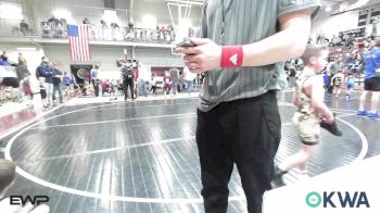 60 lbs Rr Rnd 2 - Caleb Hall, Newkirk Takedown Club vs Elias Sherron, Newkirk Takedown Club