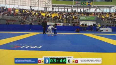 DAVI LUCAS BARRADA MARTINS vs ARTHUR SUZART MENDES 2026 FPJJ Circuito Paulista GI Etapa 3