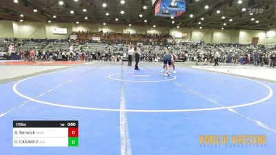 175 lbs Consi Of 32 #2 - Alex Berwick, Westview vs OSCAR CASAREZ, Silver State Wrestling Academy