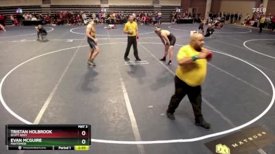 215 Championship Bracket Semifinal - Evan McGuire, Mahtomedi vs Tristan Holbrook, Scott West