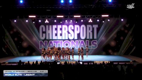 World Elite - Legacy [2026 L4 Senior - Medium Day 1] 2026 CHEERSPORT National All Star Cheerleading Championship
