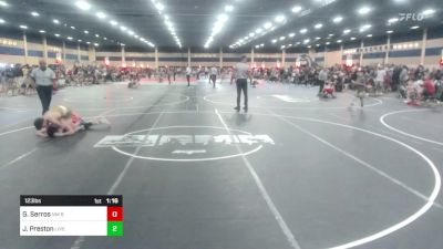 123 lbs Final - Gabriel Serros, NM BadBoyz vs Jayden Preston, Live Training