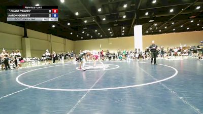 144 lbs Champ. Round 2 - CHASE YANCEY, TX vs Aaron Gorbett, CO