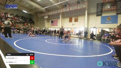 70 lbs Rr Rnd 2 - Jolynn Arnold, Sperry Wrestling Club vs Riley Miller, Raw Wrestling Club