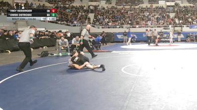 115-D2 1st Place Match - Trey Kessinger, Campo Verde High School vs Owen Ostroski, Mountain View (Marana) High School