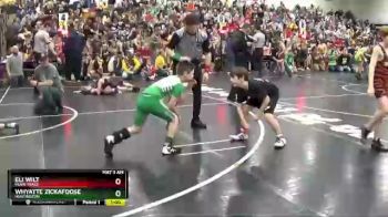 80 lbs Cons. Semi - Eli Wilt, Miami Trace vs Whyatte Zickafoose, Huntington