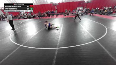 USA Junior Boys - 132 lbs Cons. Round 2 - William Sanderson, Wisconsin vs Ivan Woodhull, Wisconsin