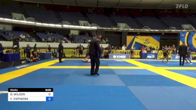 BRANDON WILSON vs CARLOS ESPINOSA 2022 World IBJJF Jiu-Jitsu No-Gi Championship