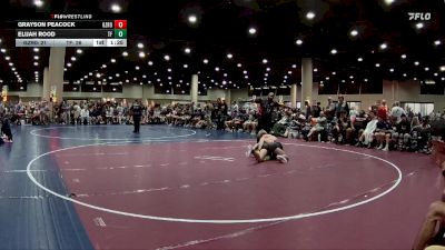 165 lbs Round 2 Champ & Wb (32 Team) - Grayson Peacock, Ground Zero WC vs Elijah Rood, The Factory Wrestling