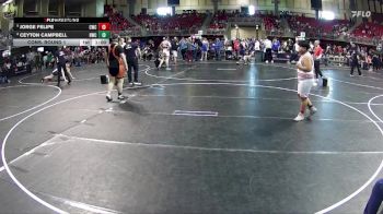 275 lbs Cons. Round 1 - Ceyton Campbell, Hastings Wrestling Club vs Jorge Felipe, Crete Wrestling Club