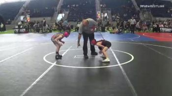 64 lbs Rr Rnd 2 - Regan Kinneman, Thorobred WC vs Kylar Otteson, Tonopah Jr Wrestling