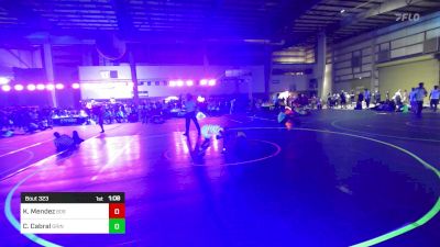 78 lbs Rr Rnd 3 - Karlina Mendez, 806 Takedown Wrestling vs Celise Cabral, Grindhouse WC