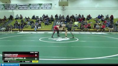 165 lbs Cons. Semi - Gracen Hayes, Bakersfield College vs Armando Renteria Jr., Moorpark College