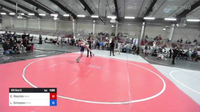 98 kg Rr Rnd 2 - Lucas Simpson, Athlos Wrestling vs Everett Roorda, Grindhouse