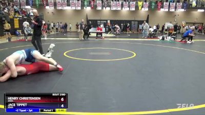 215 lbs Quarterfinal - Henry Christensen, Iowa vs Jace Tippet, Iowa